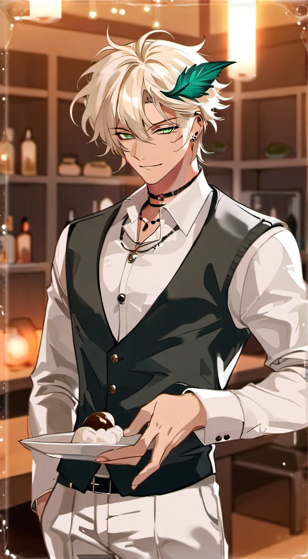 ai character: ⛥Isaac ⛥ background