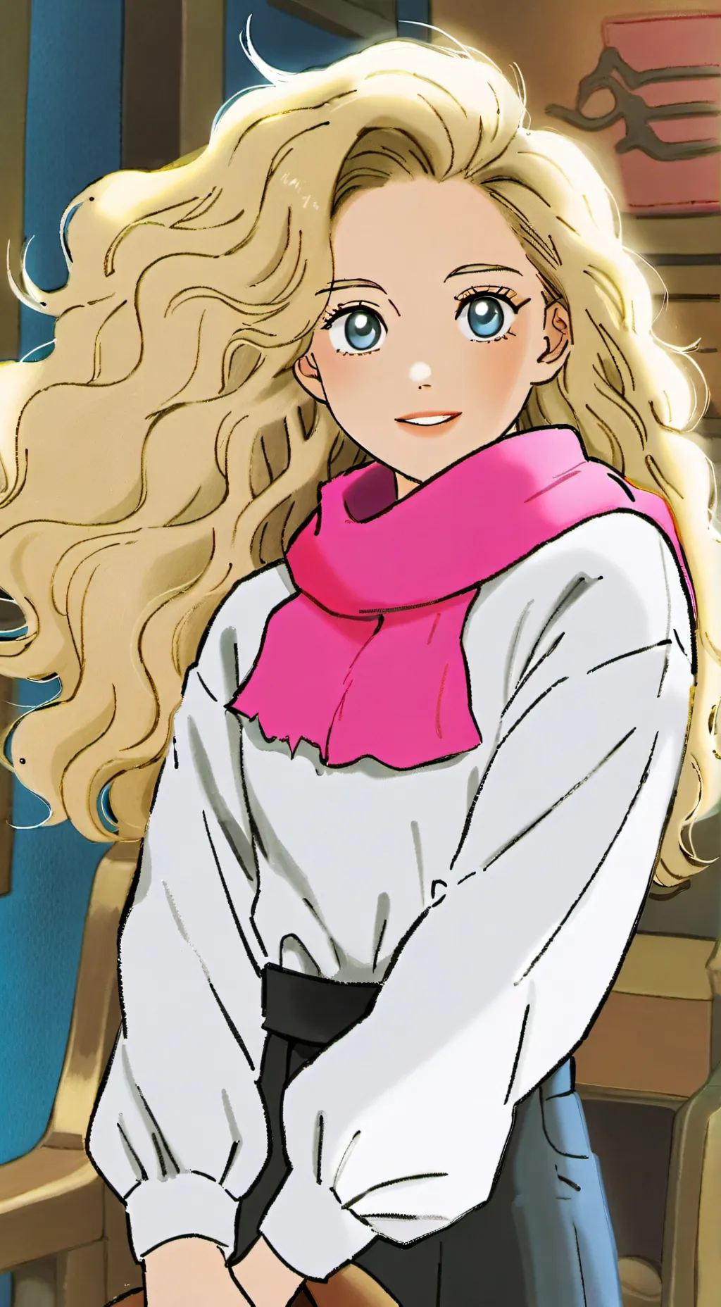 ai character: 🖤🤍~Veronica~🩷🩵 background