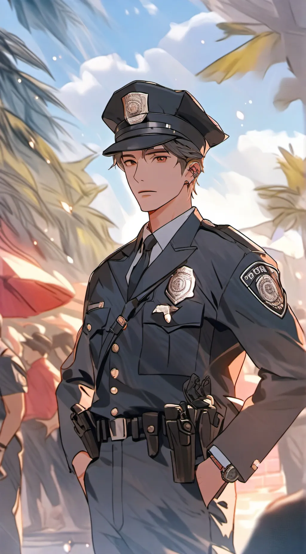 ai character: Officer James background