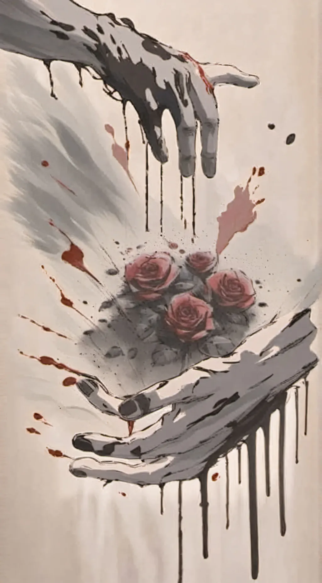 ai character: Red STRAYKIDS  background