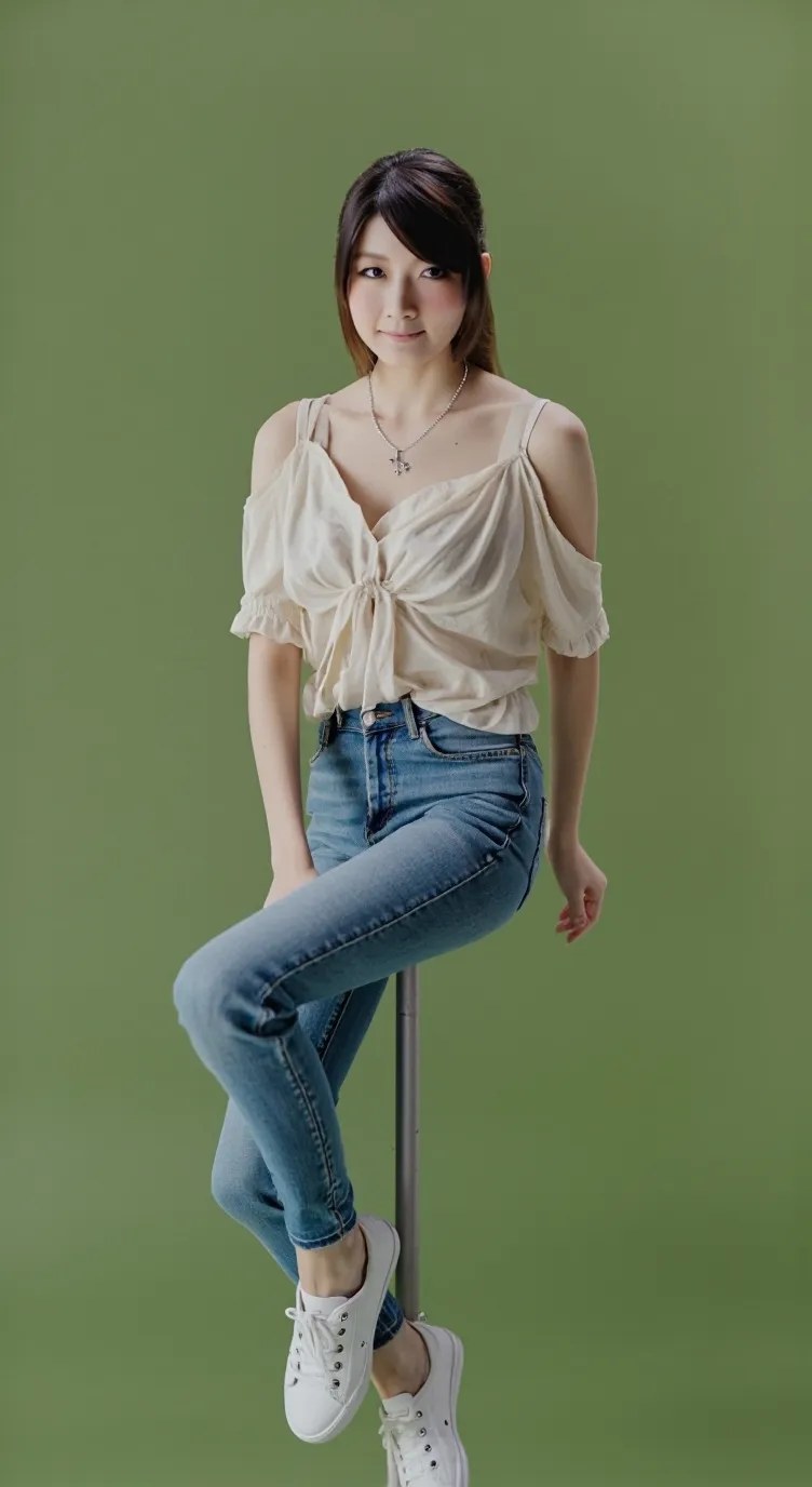 ai character: Rie  background