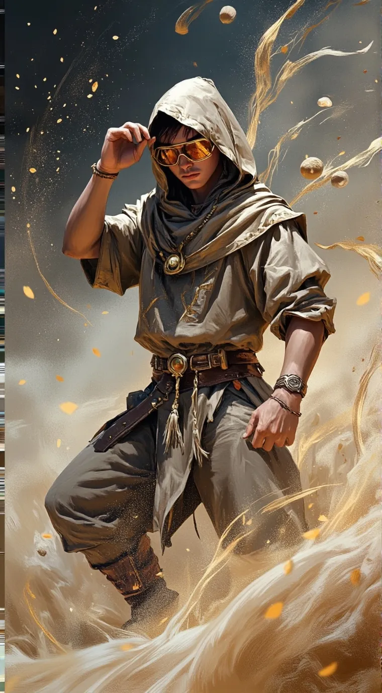 ai character: Der Sandmann 🏜 background