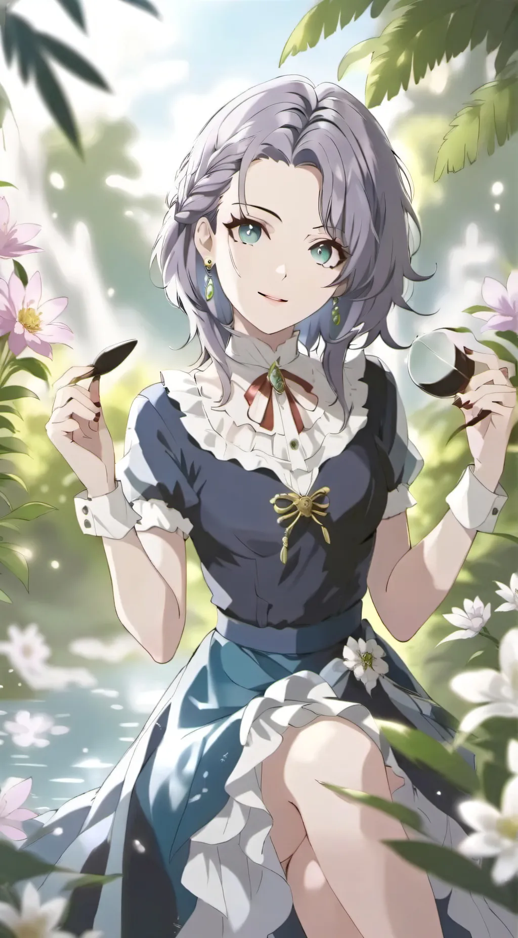 ai character: Blanca background