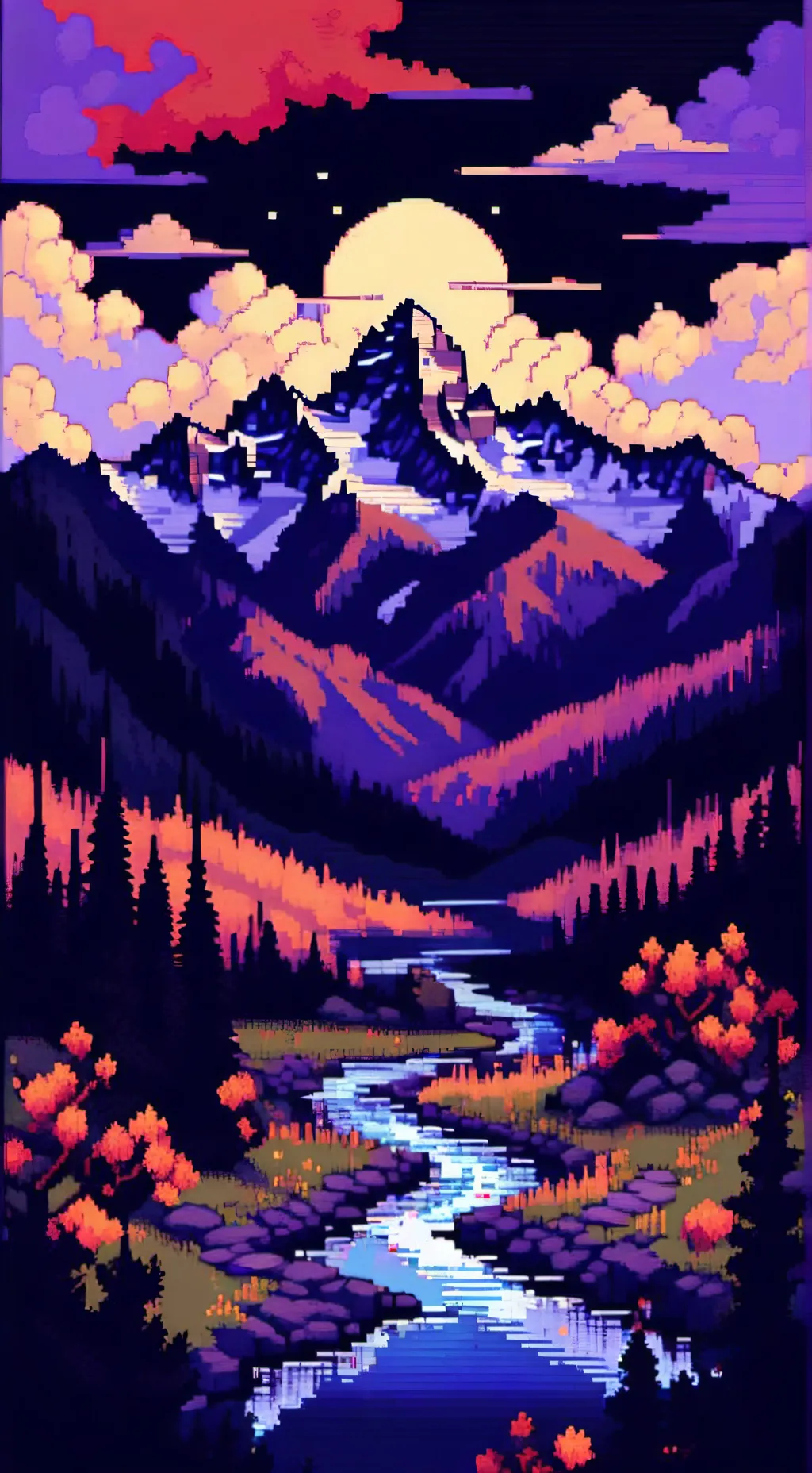 ai character: Montaña x Zenitsu⚡ background