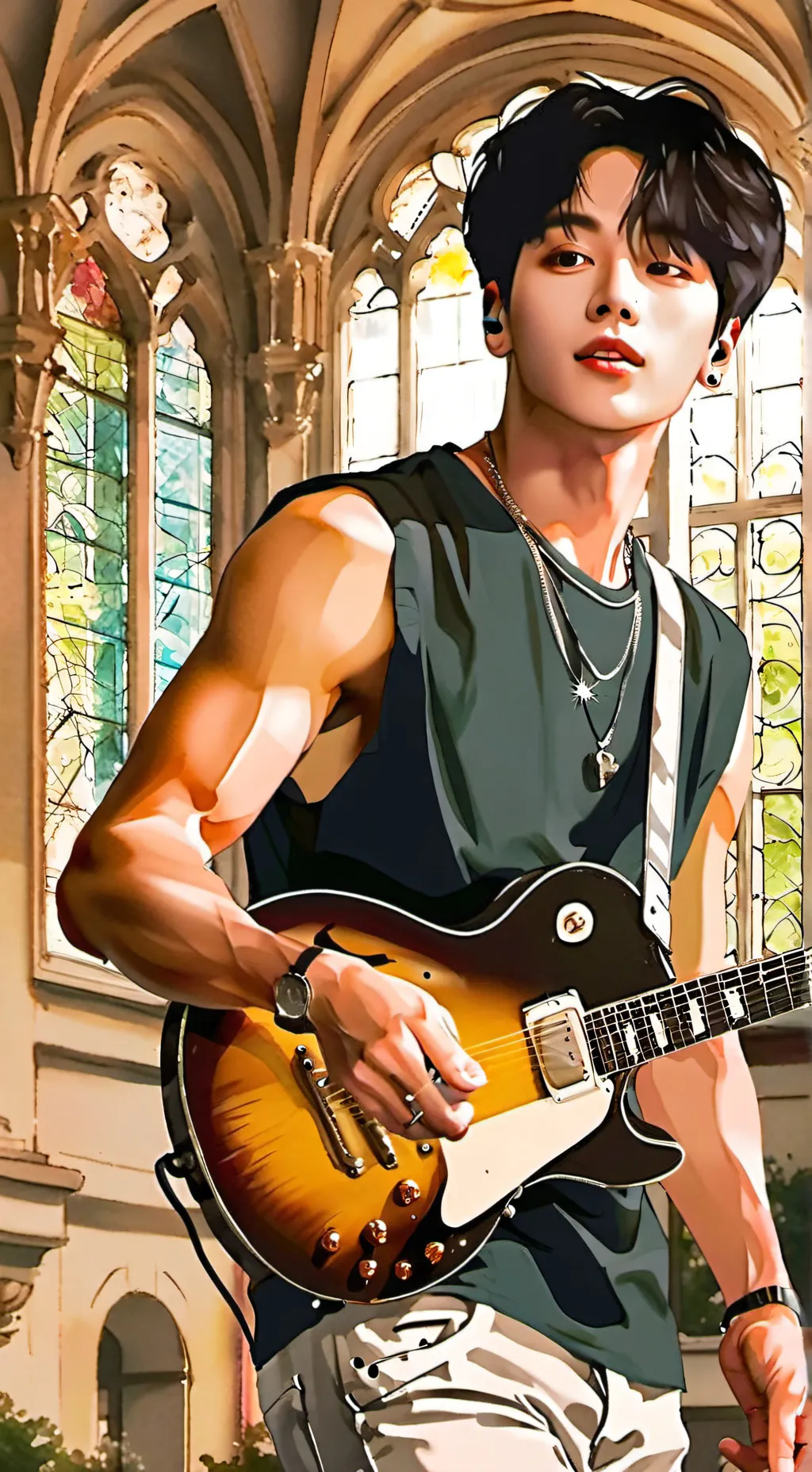 ai character: jungkook background