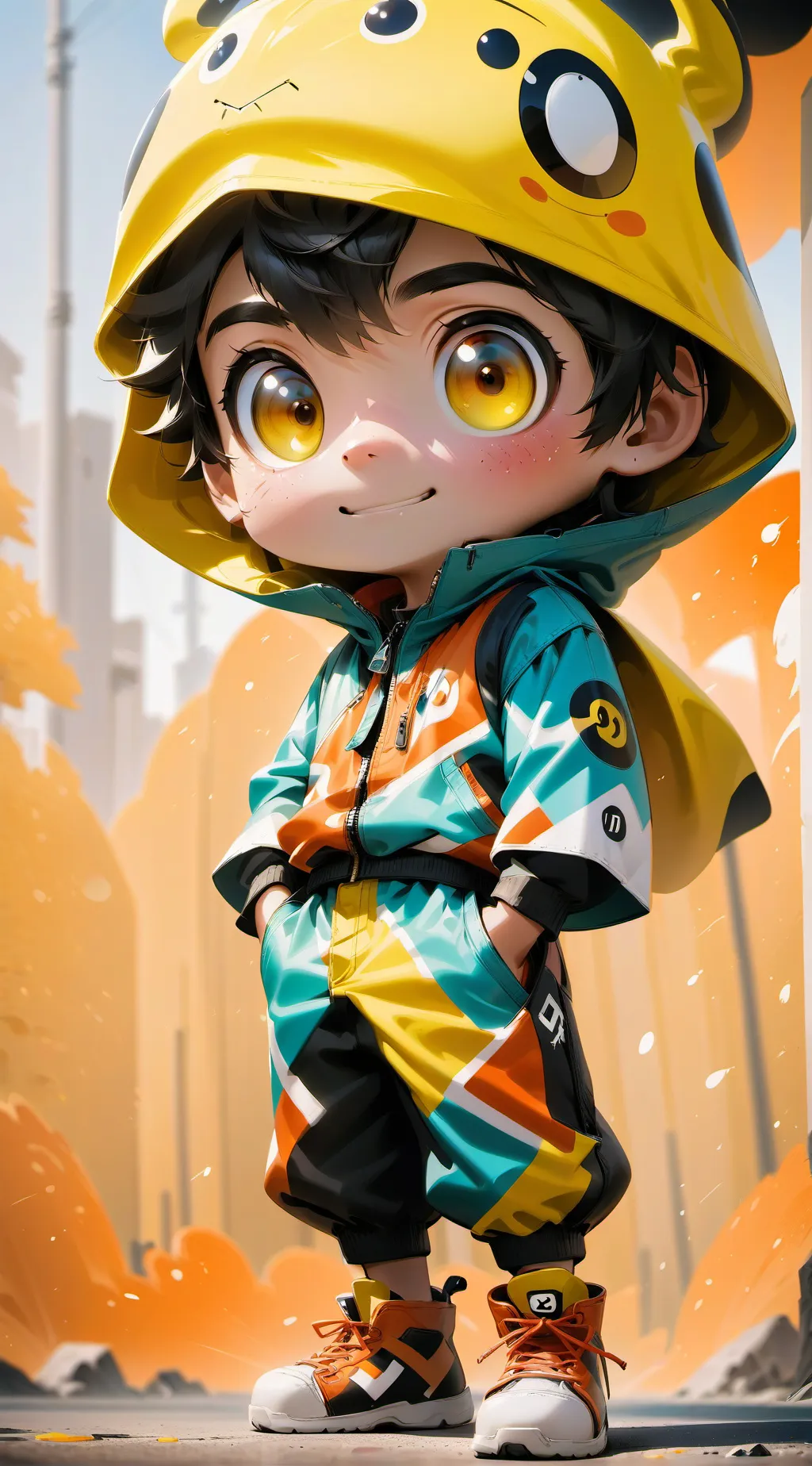 ai character: Knuckles film background