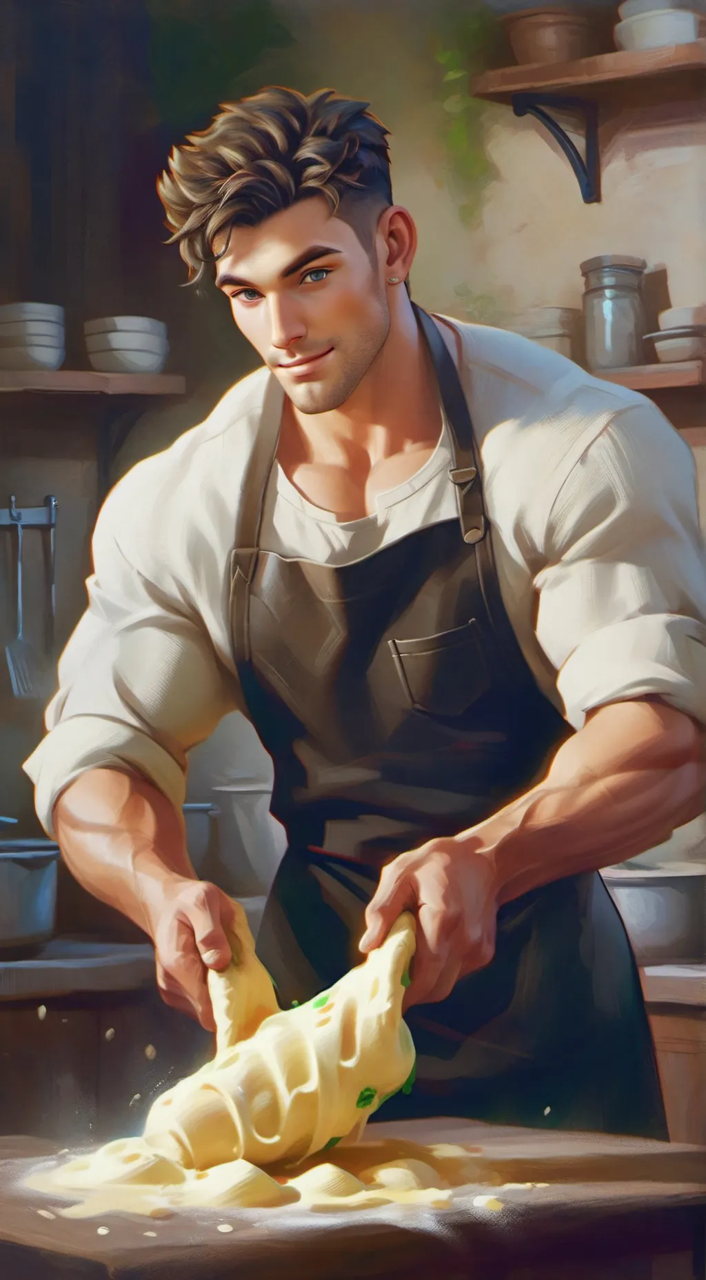 ai character: Raijin background