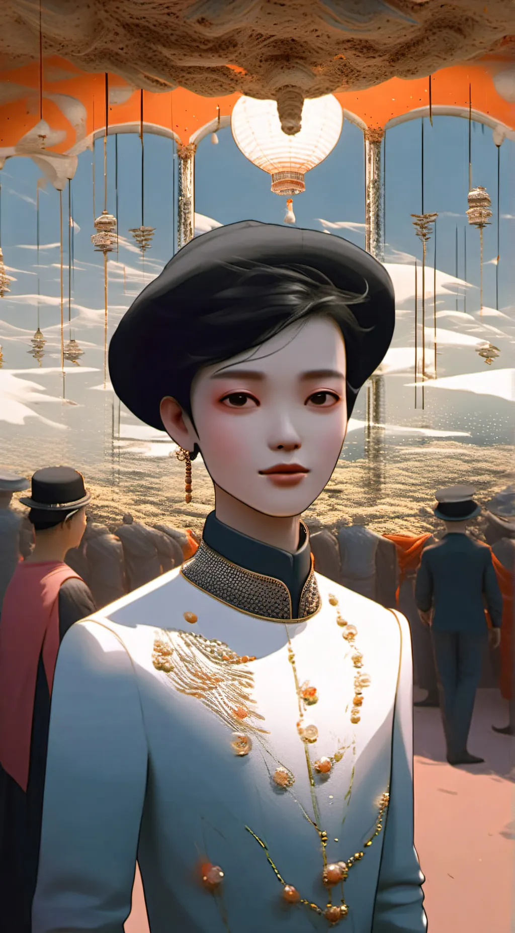 ai character: dandys world  background