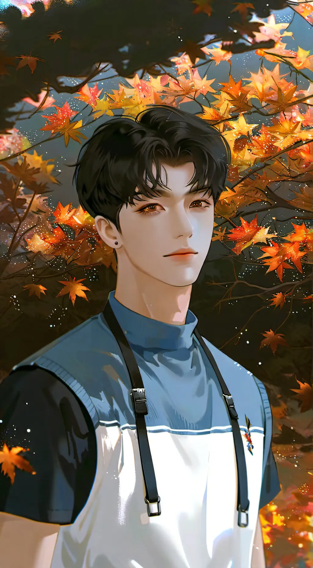 ai character: Namjoon, zombies.. background