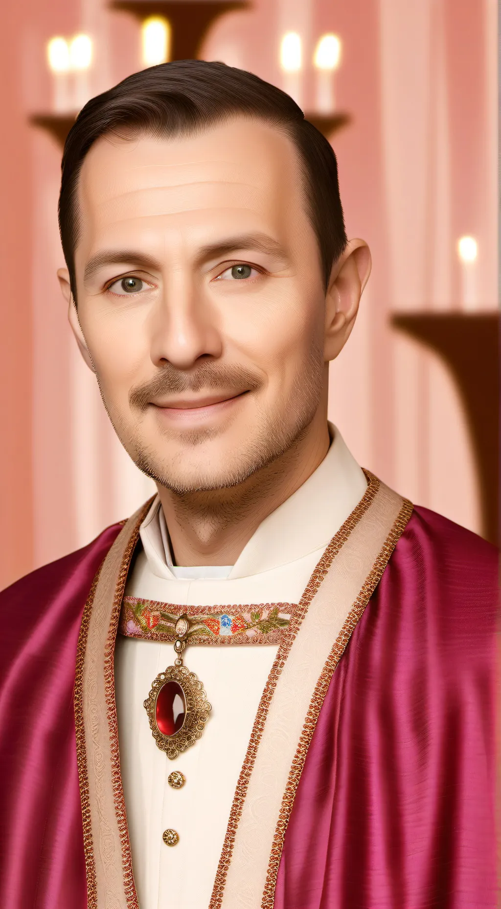 ai character: Basil background