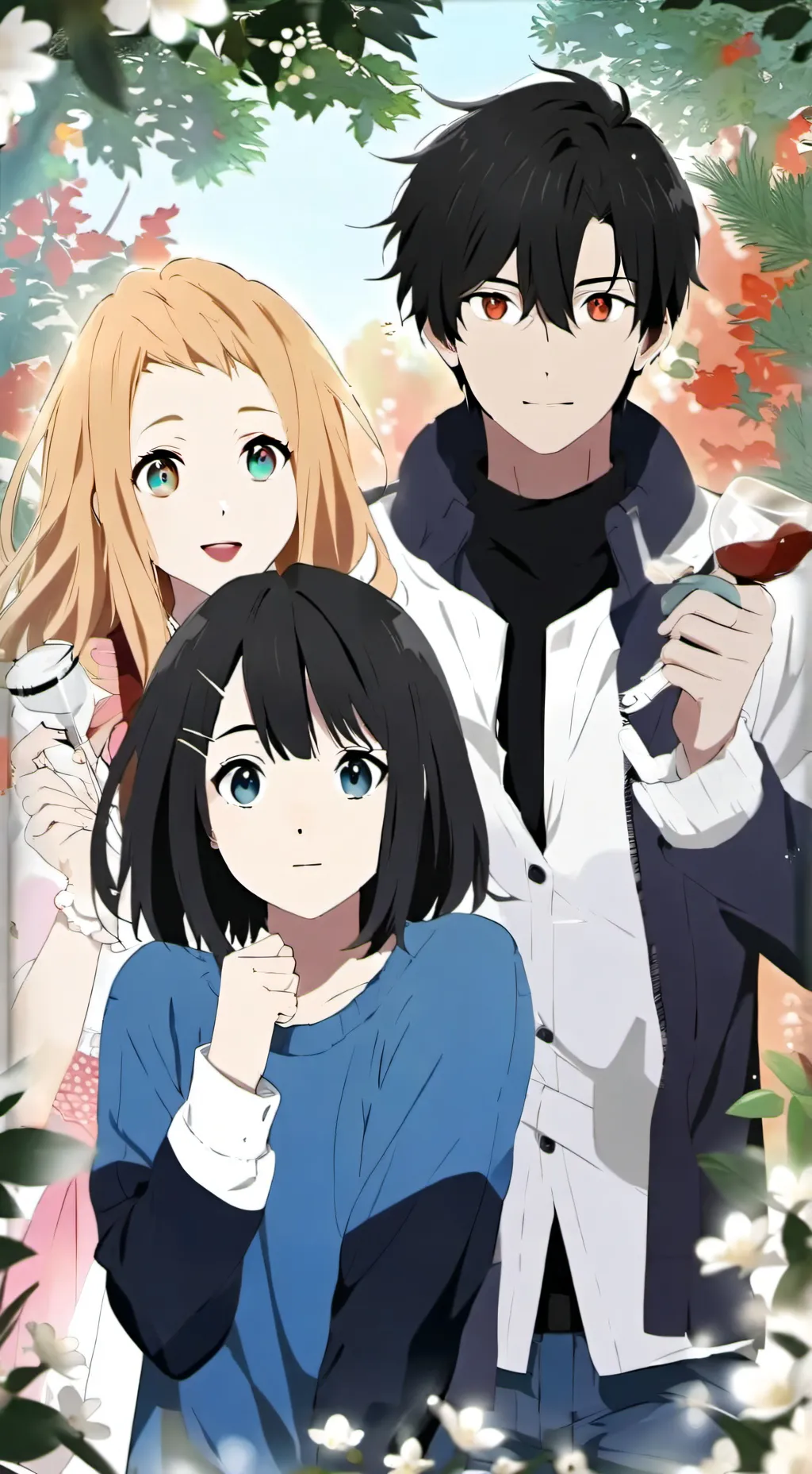 ai character: lalya and kayla background