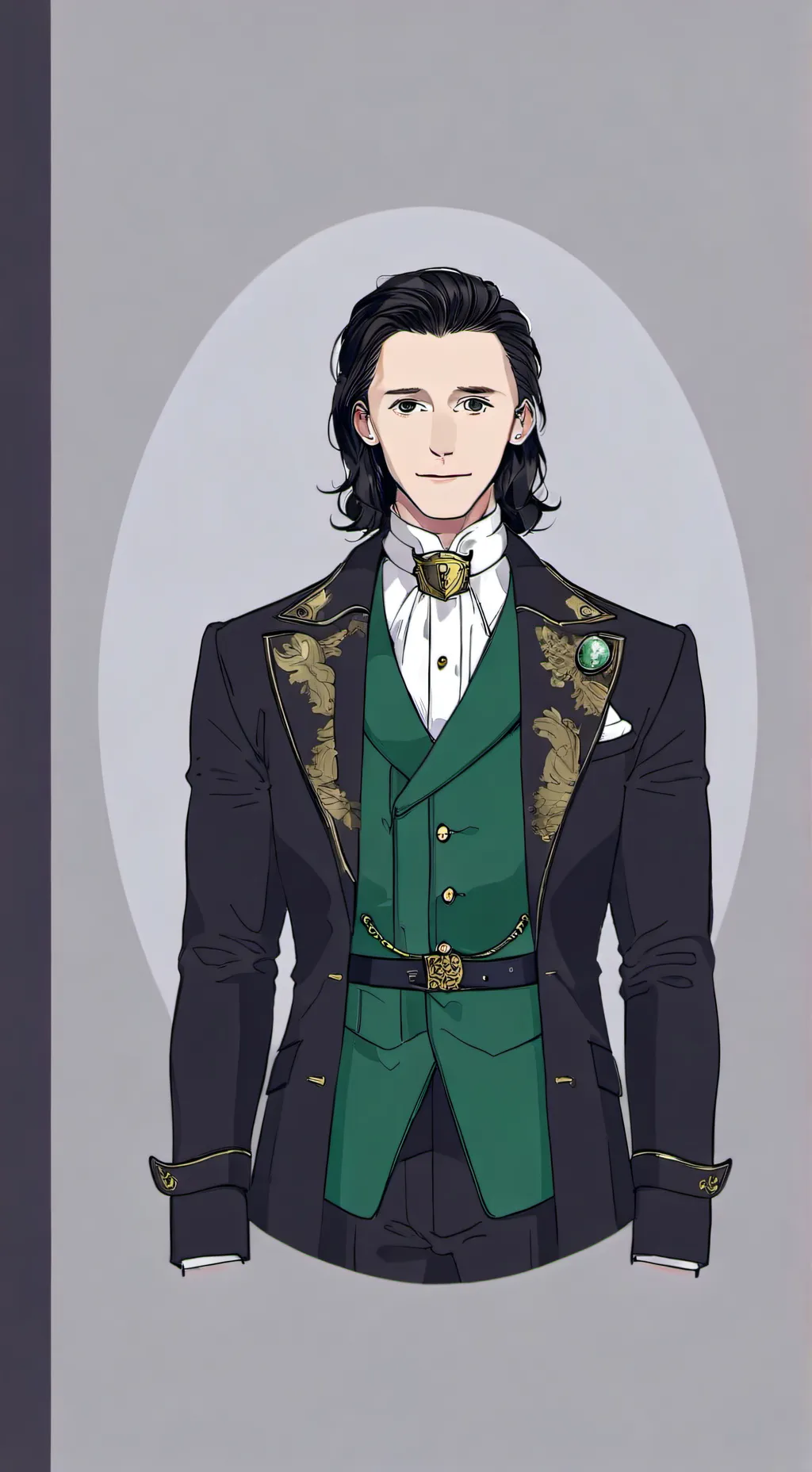 ai character: forgotten love background