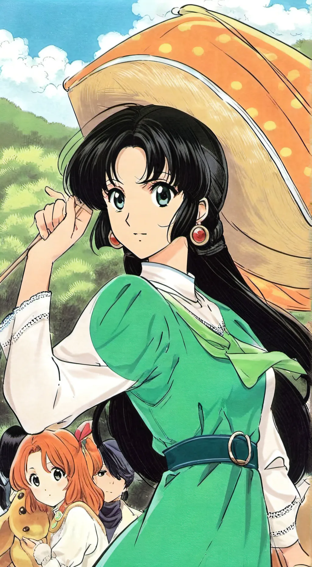 ai character: Мама background