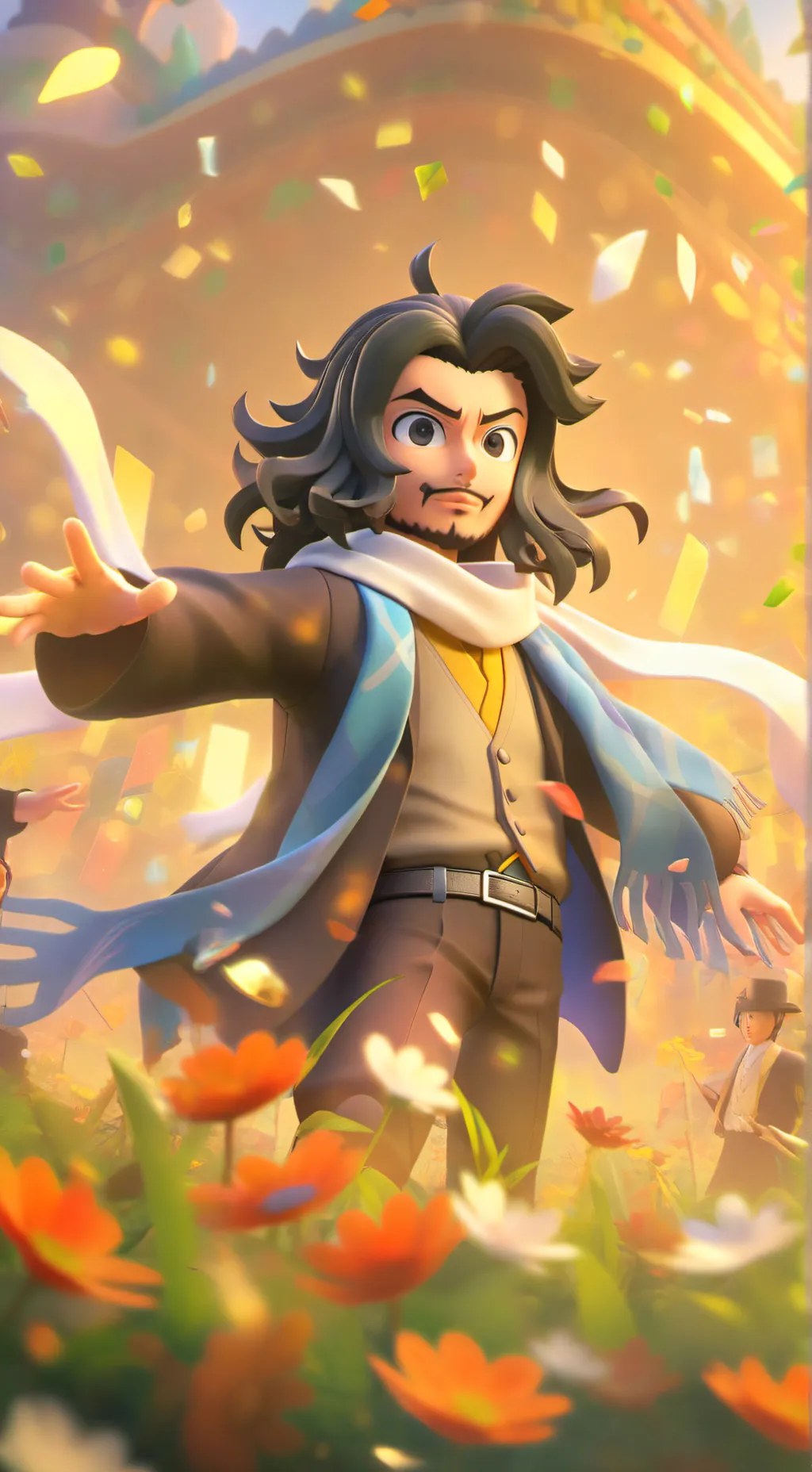 ai character: Mha hero lisence background