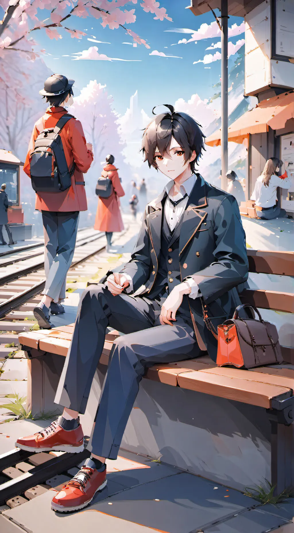 ai character: MHAA YIPPE background