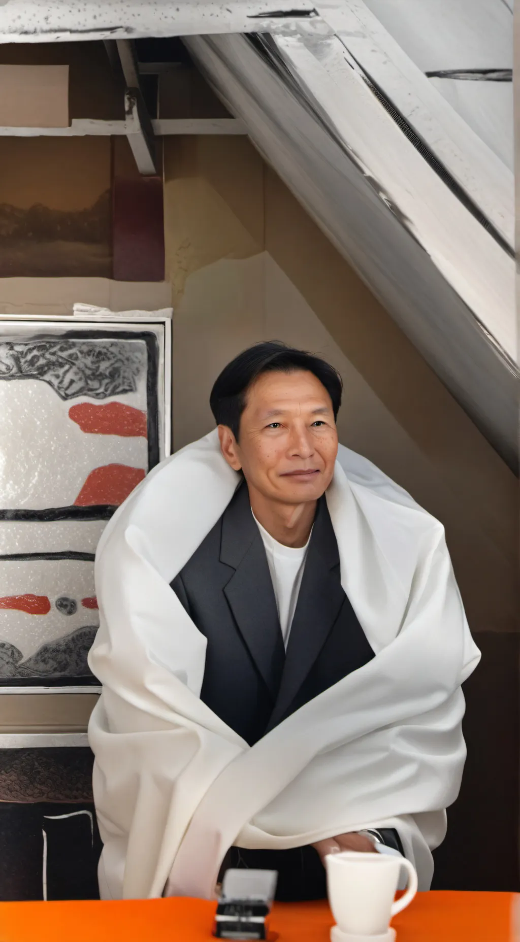 ai character: sus girl background