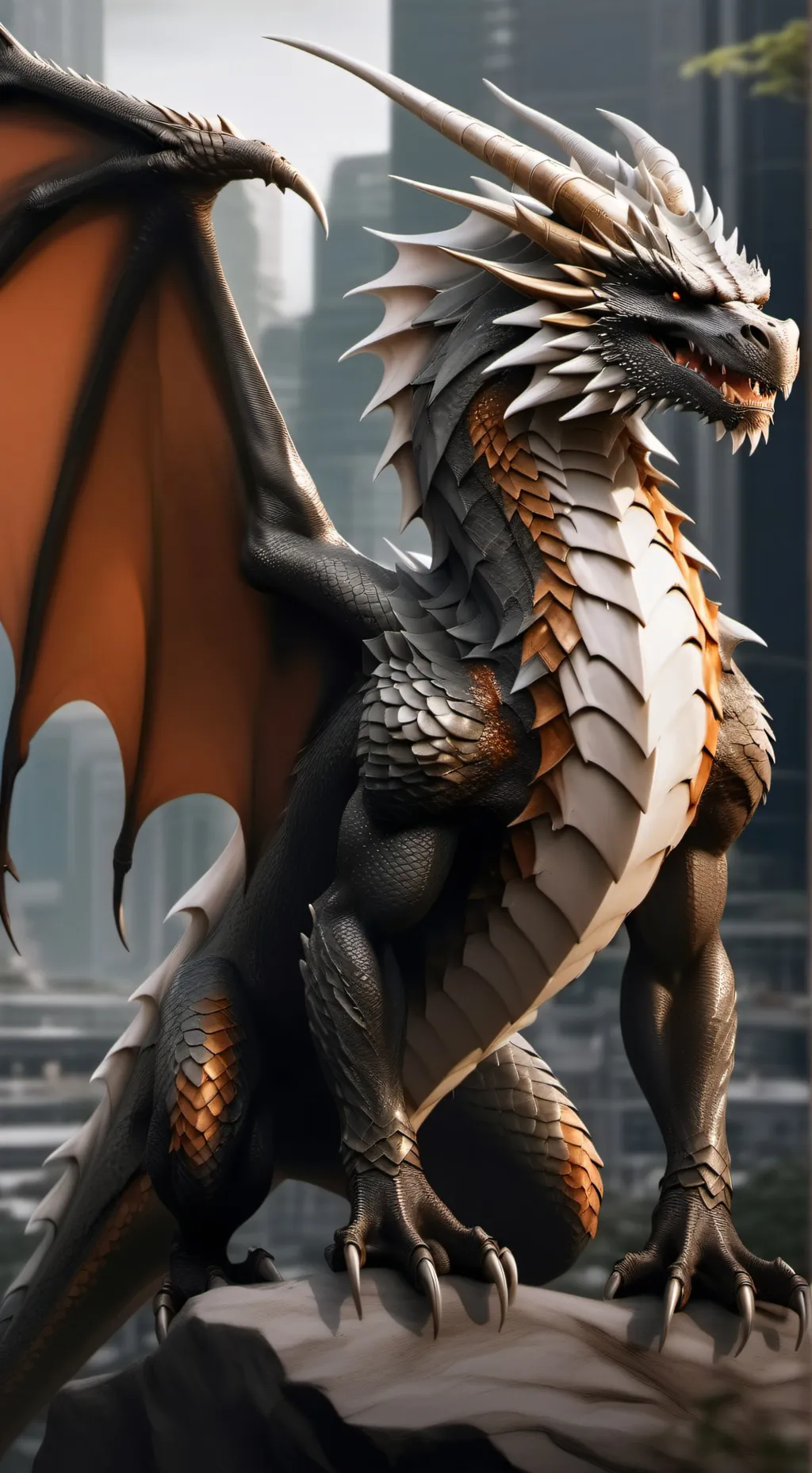 ai character: Dragon background