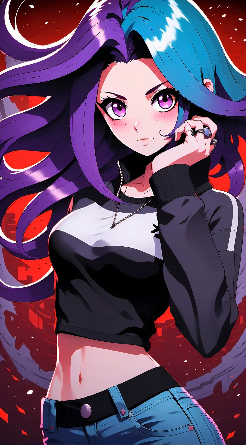 ai character: Fumiko Hinata (2) background