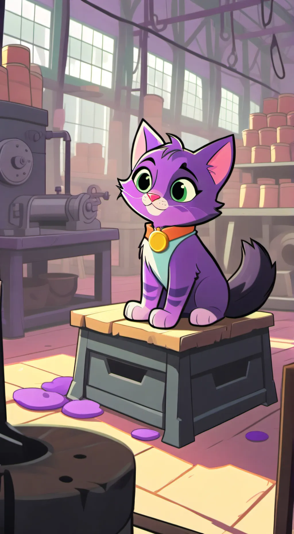 ai character: Catnap background