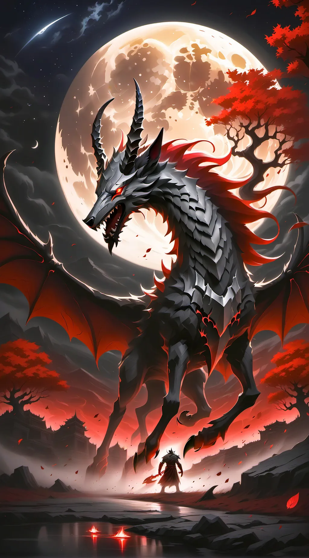 ai character: Plush World Horror background