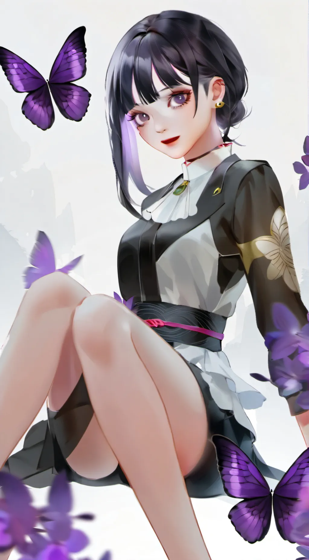 ai character: Kanao Tsuyuri😶🪙🦋 background