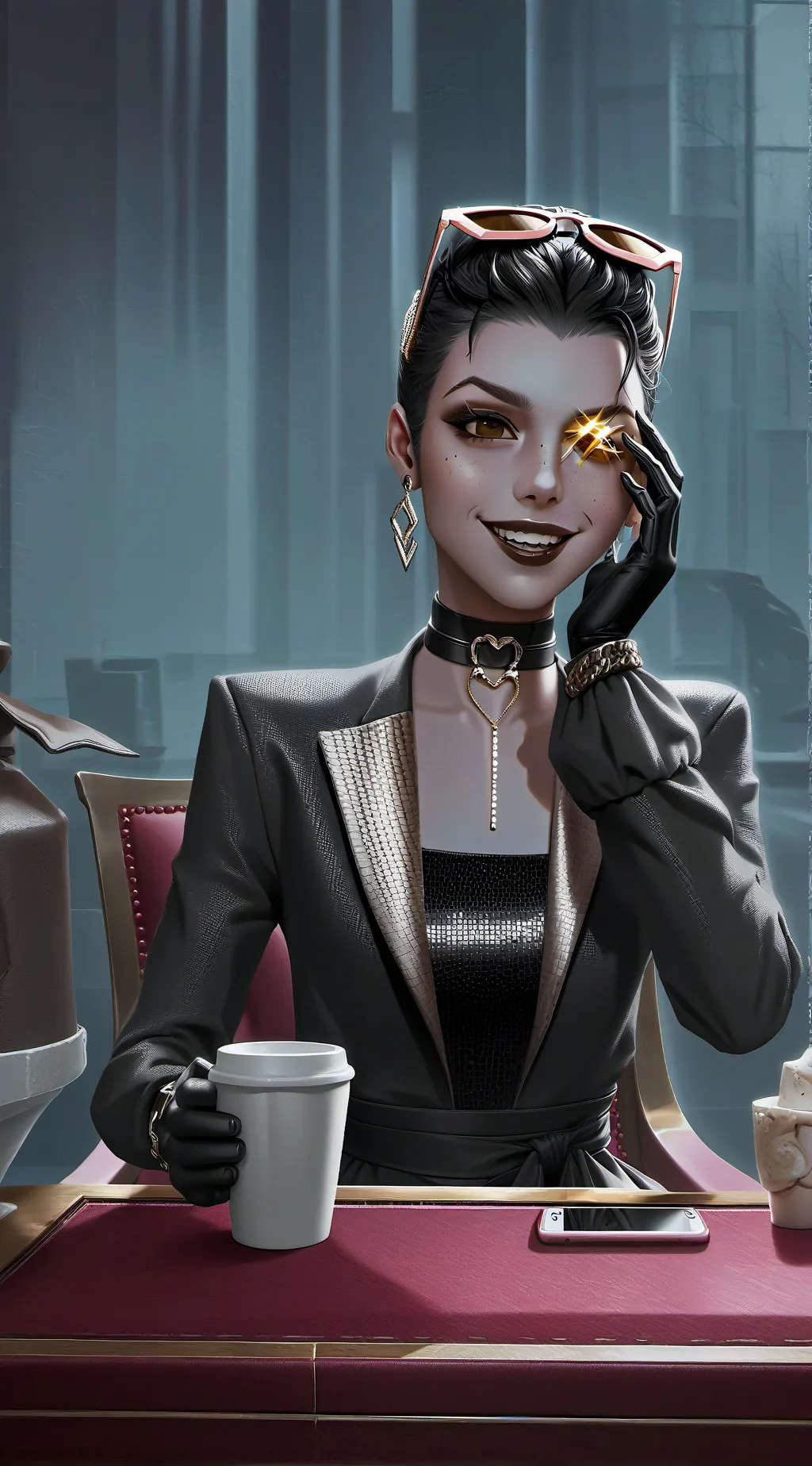 ai character: The Social Media Influencer background