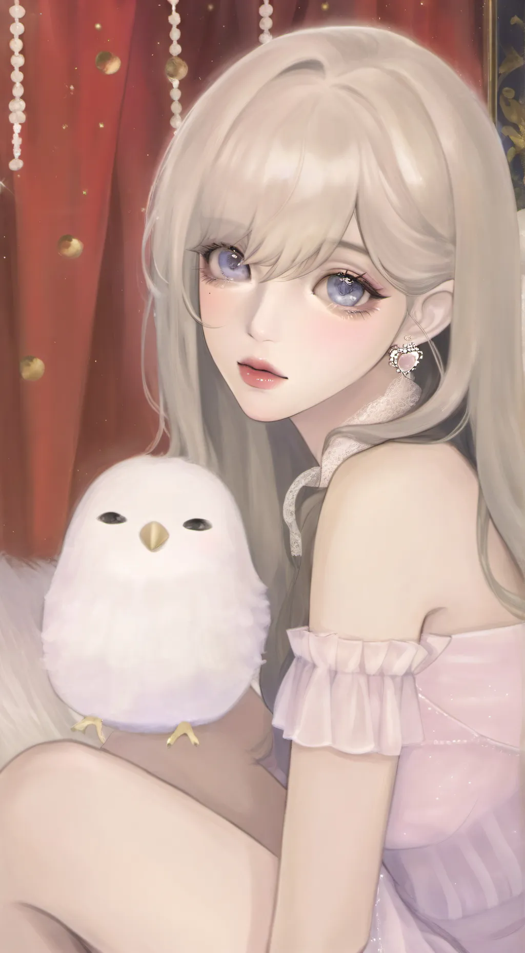 ai character: Aurora background