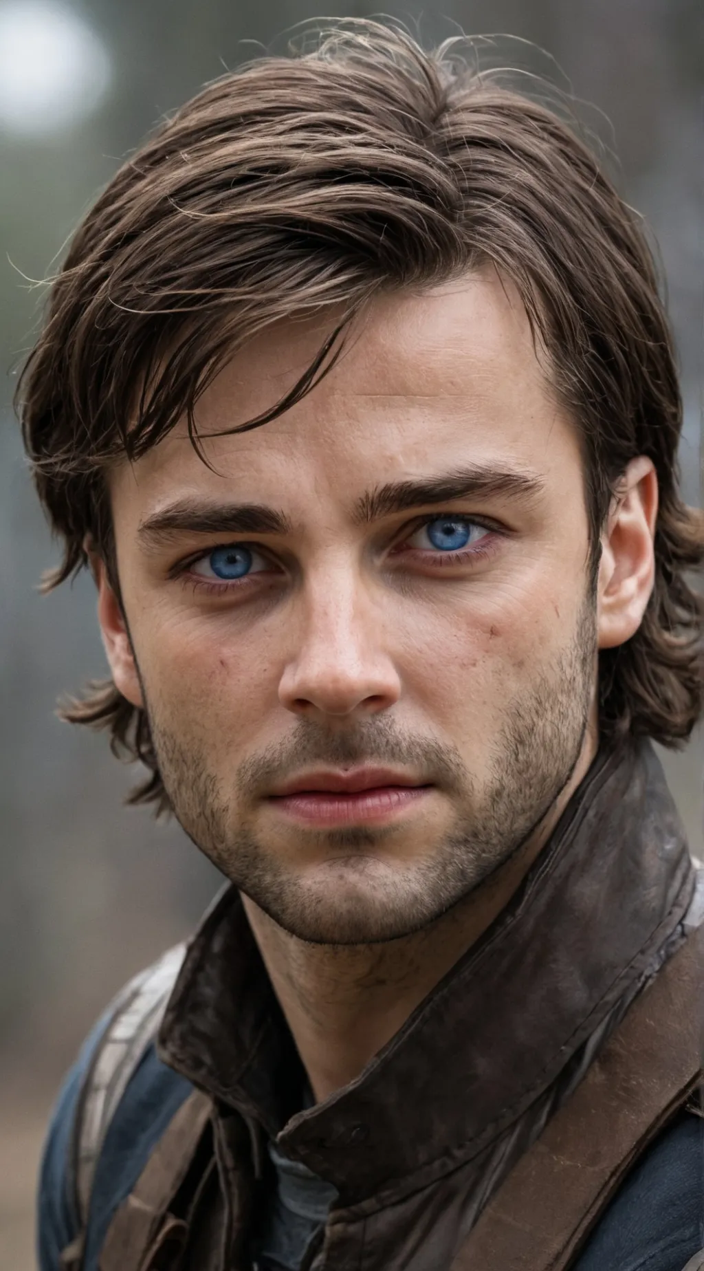 ai character: Bucky Barnes  background