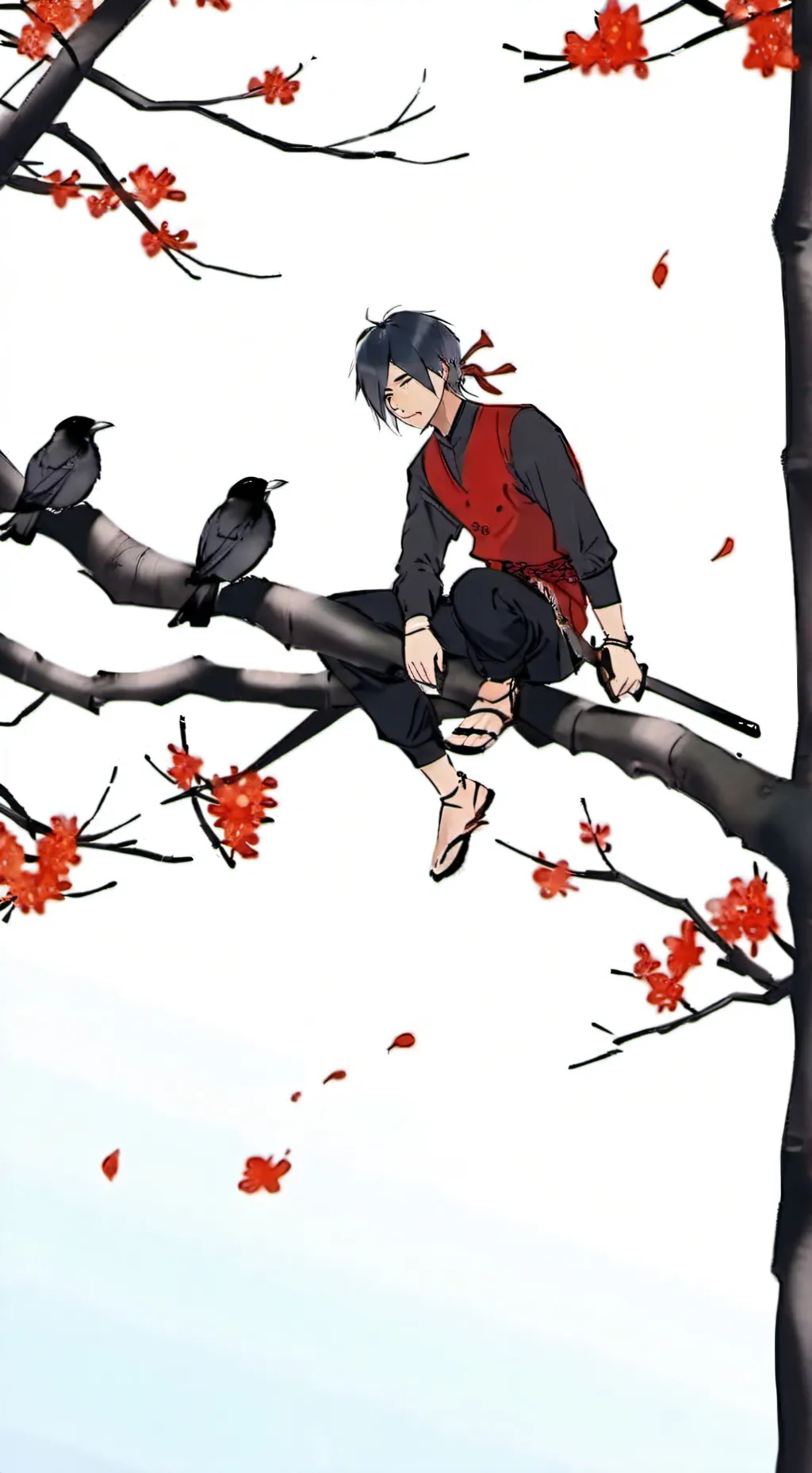 ai character: ̸iida background