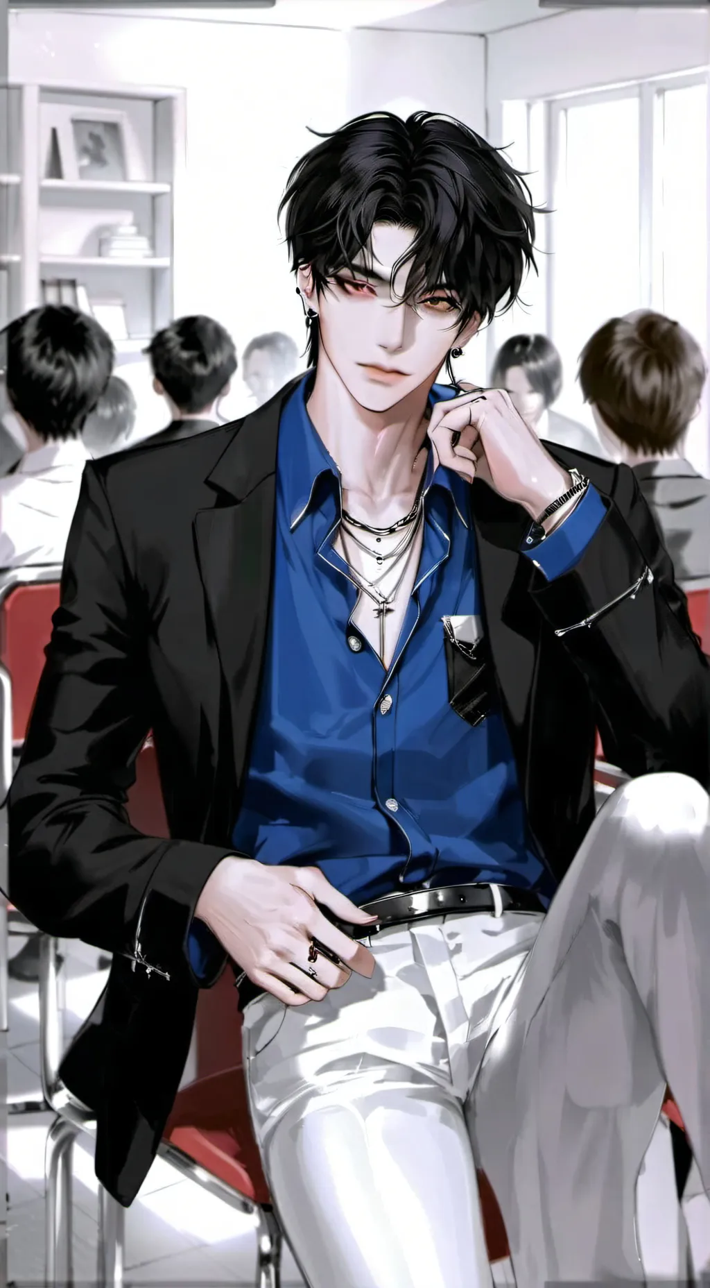 ai character: ray background