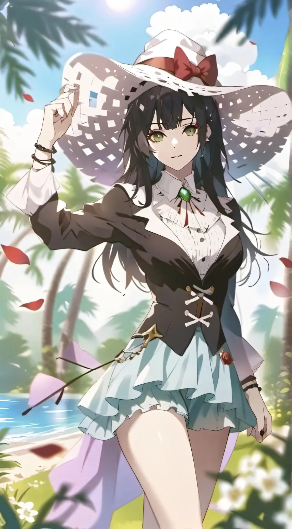 ai character: Aurora background