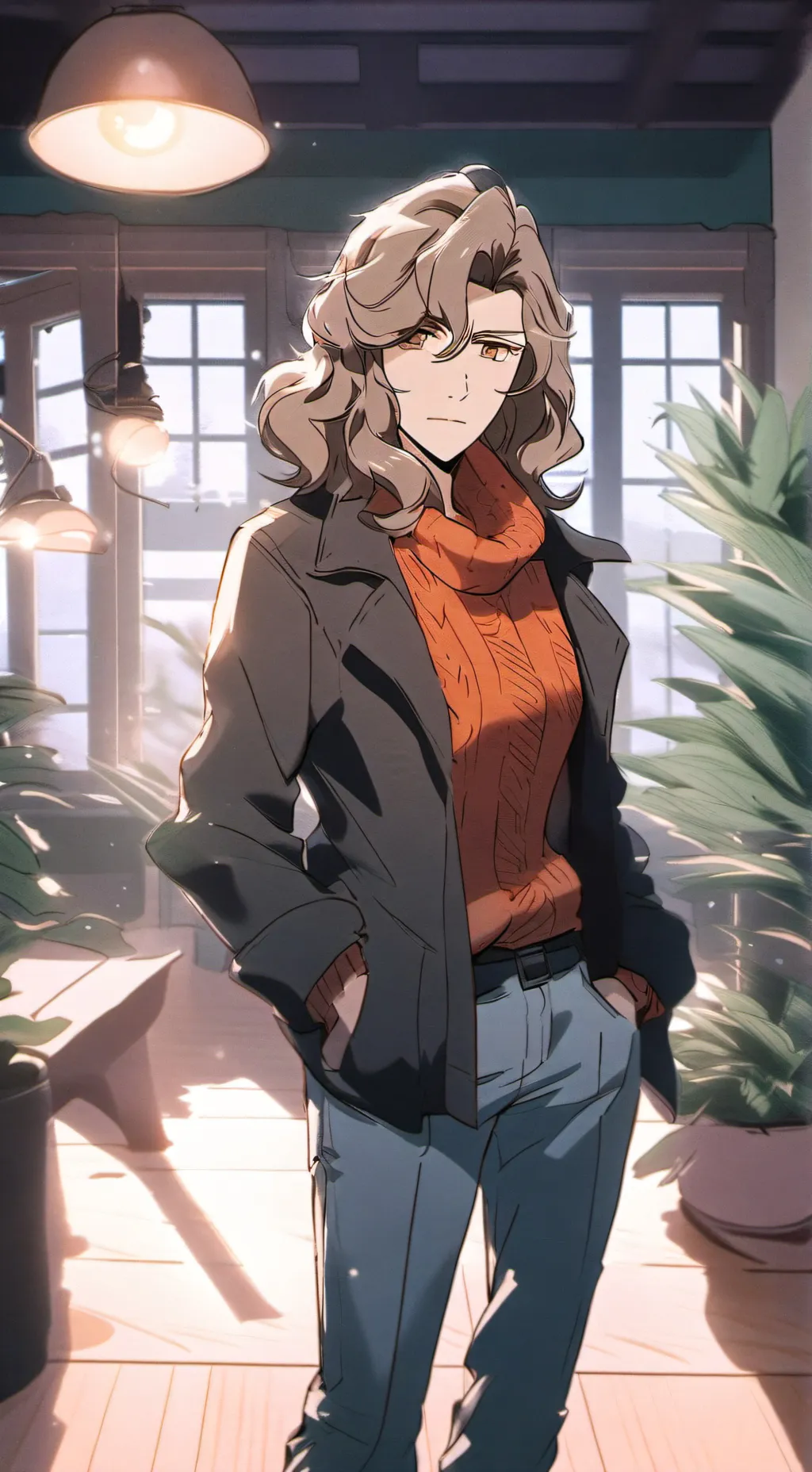 ai character: Magnolia background