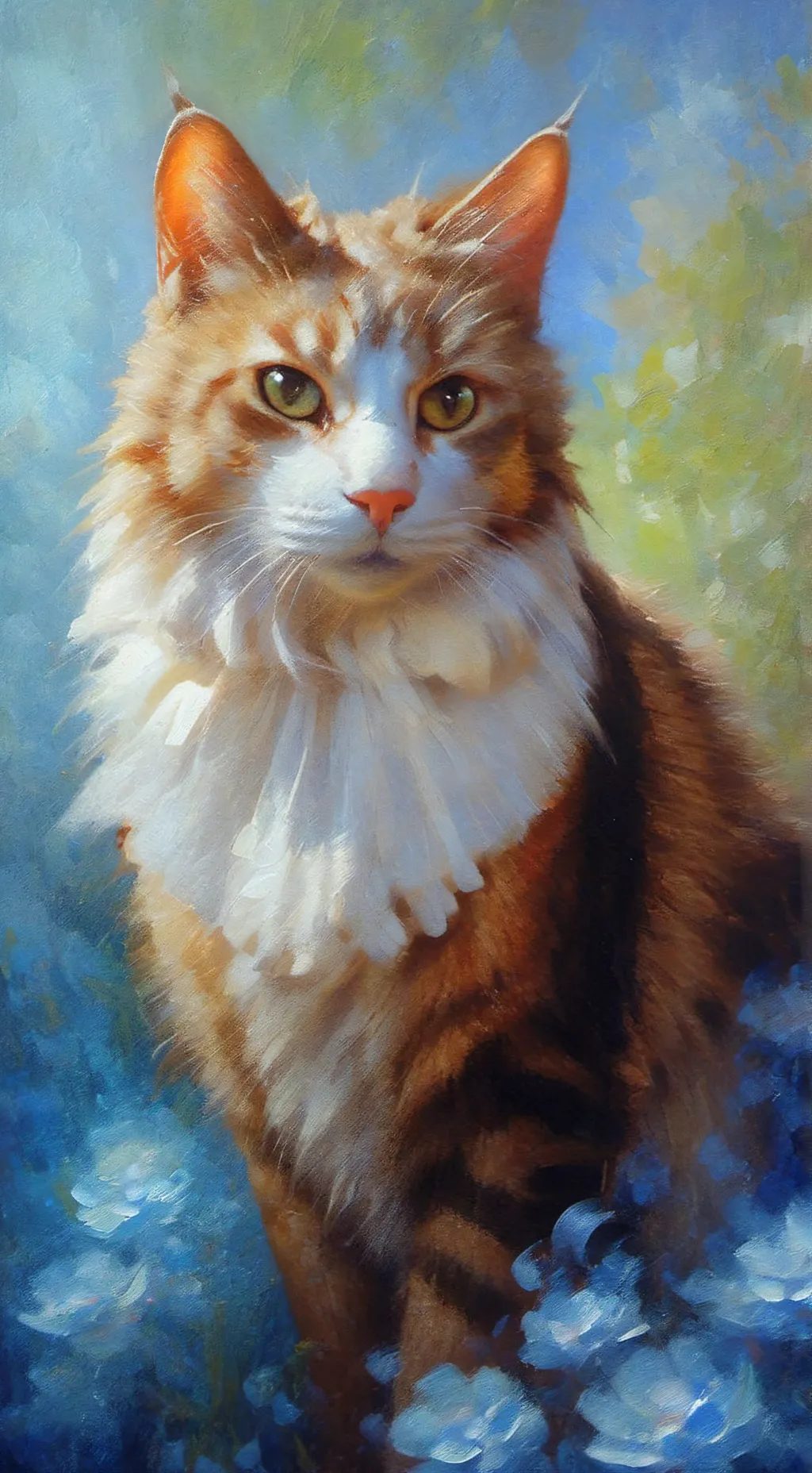 ai character:   A Cat therian 🐾 background