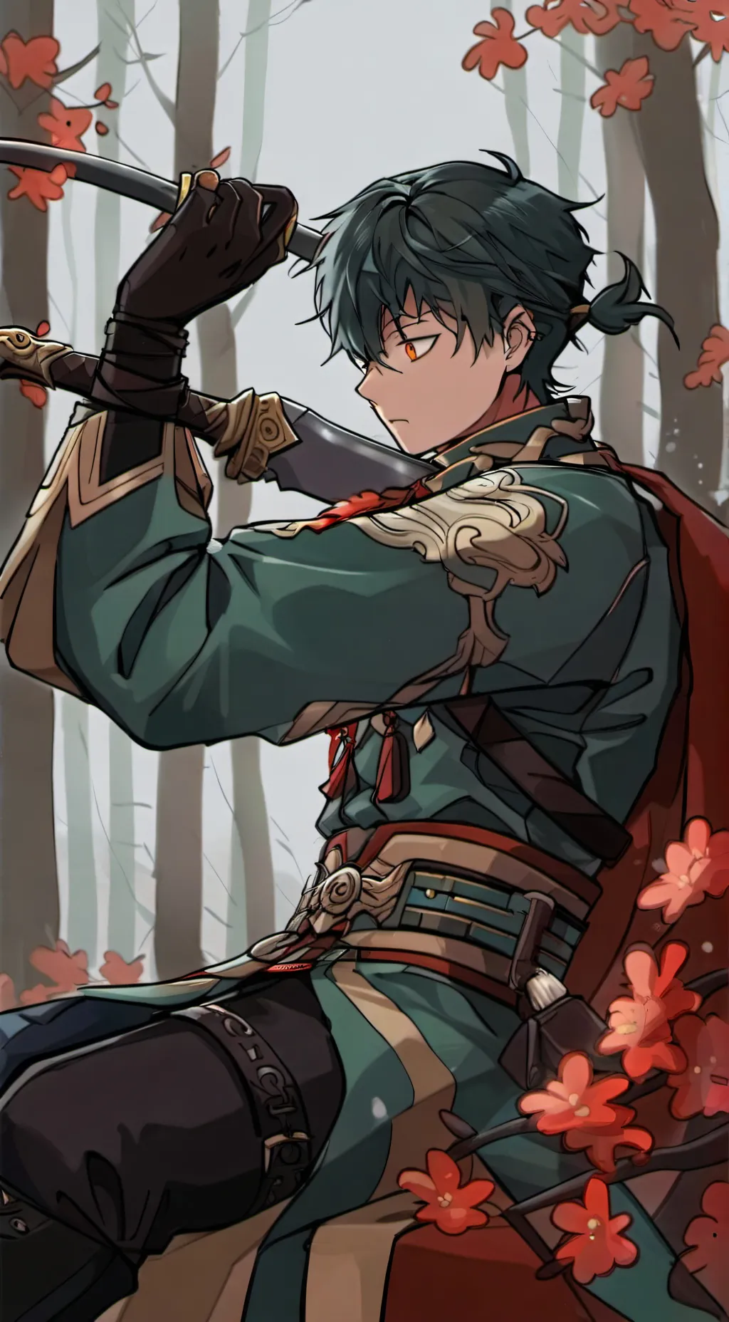 ai character: Deku background