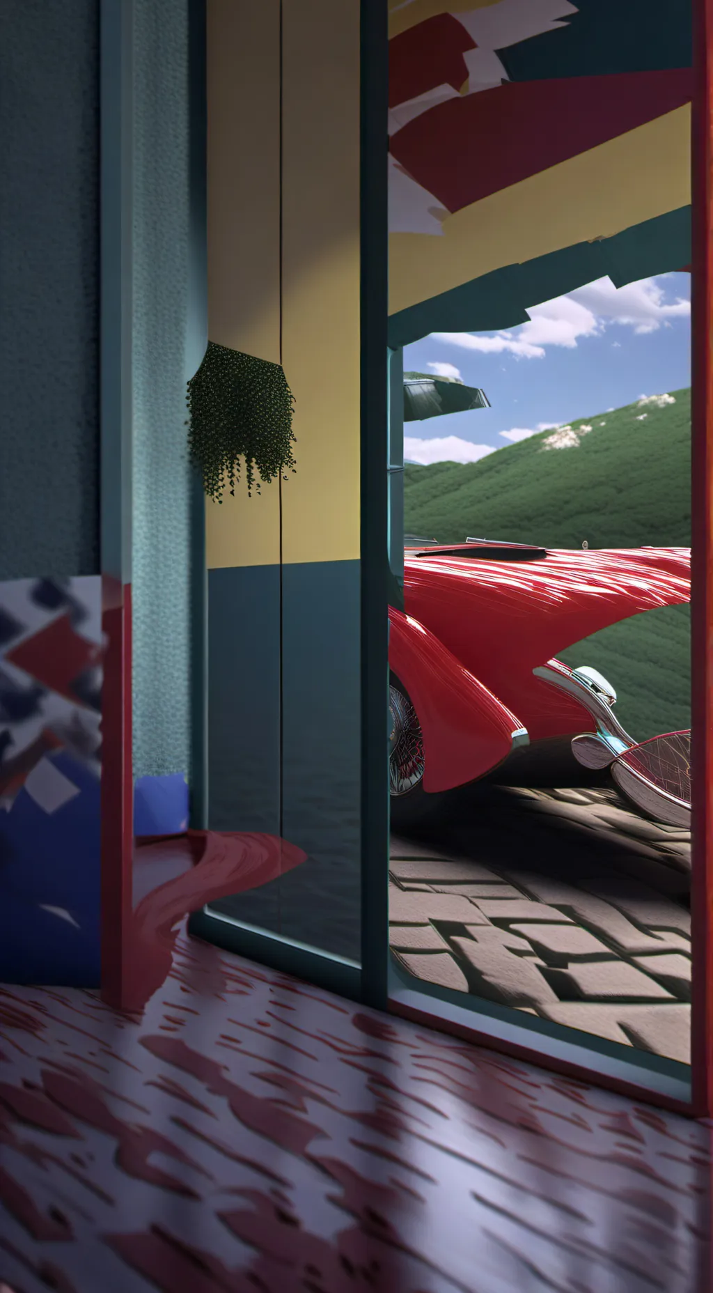 ai character: 2nd Shellvison  background