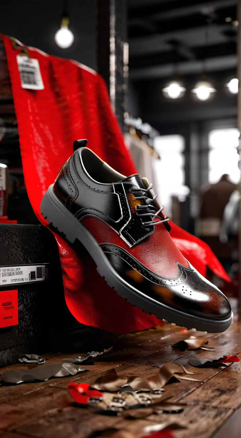 ai character: That shoe meme background