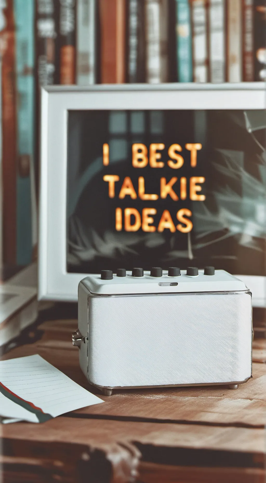 ai character: TALKIE IDEAS background