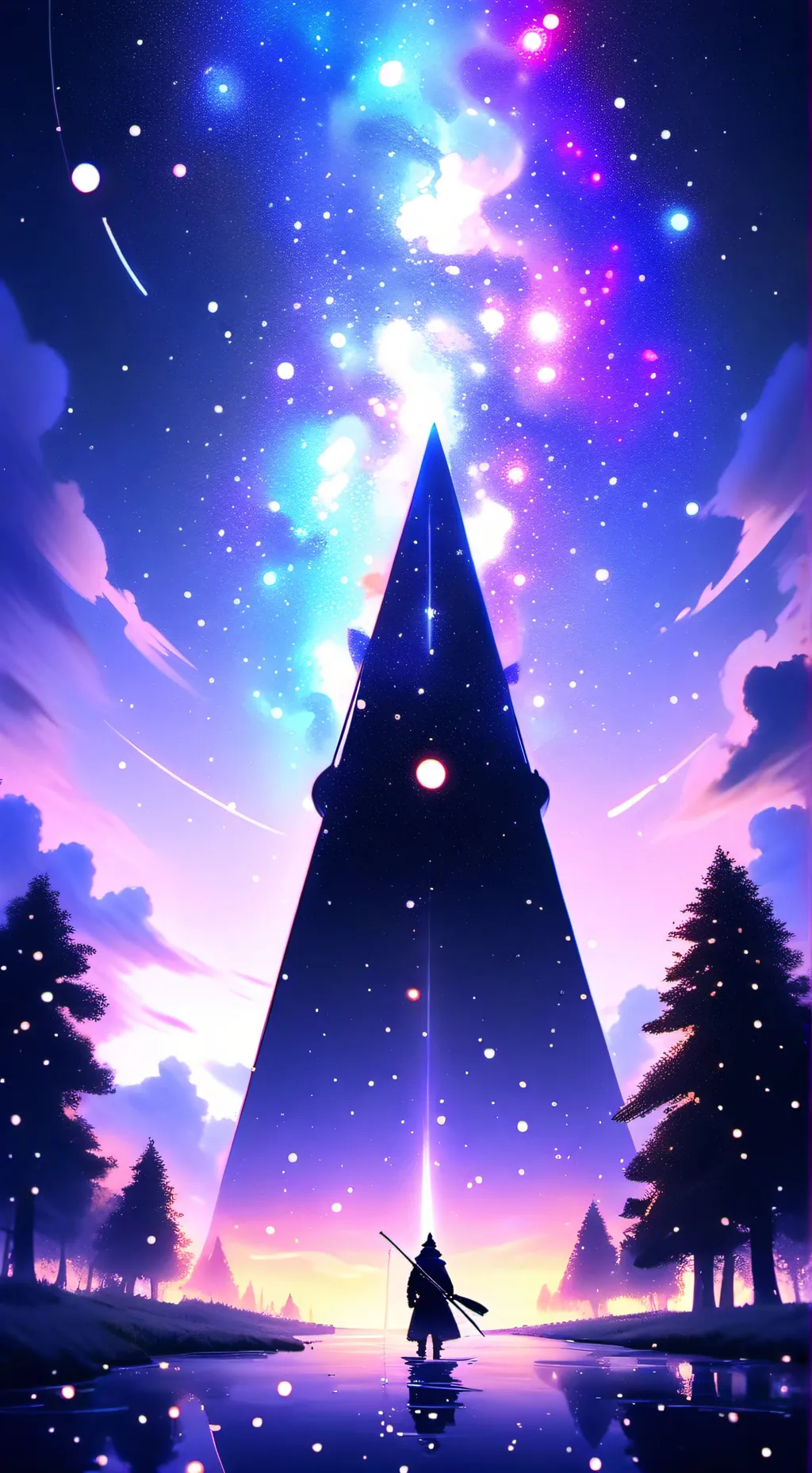 ai character: dandy x astro background