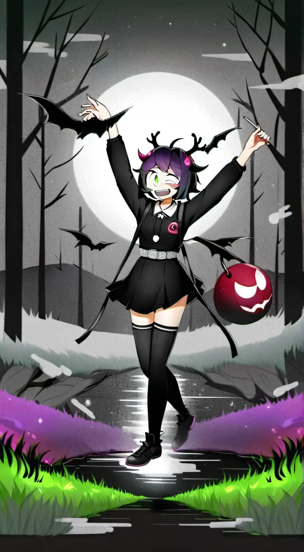 ai character: Ic-0n background