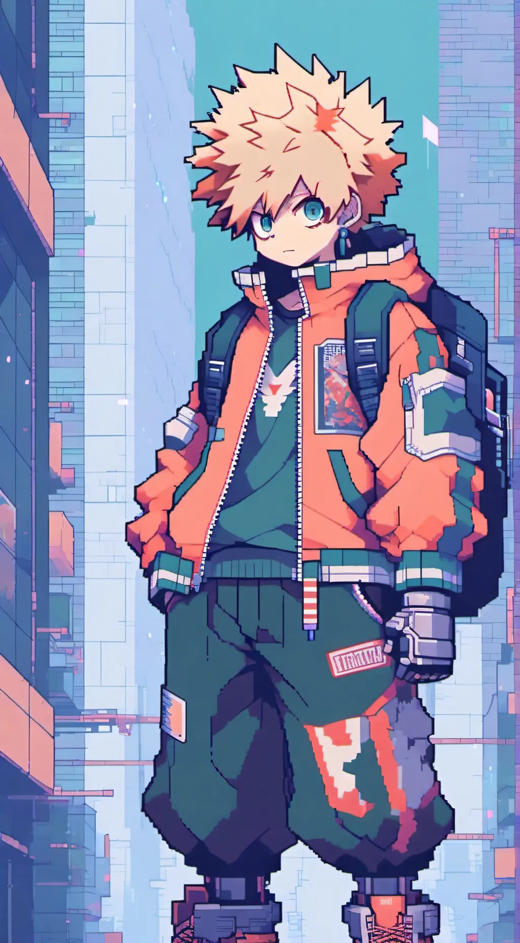 ai character: Mha kids  background