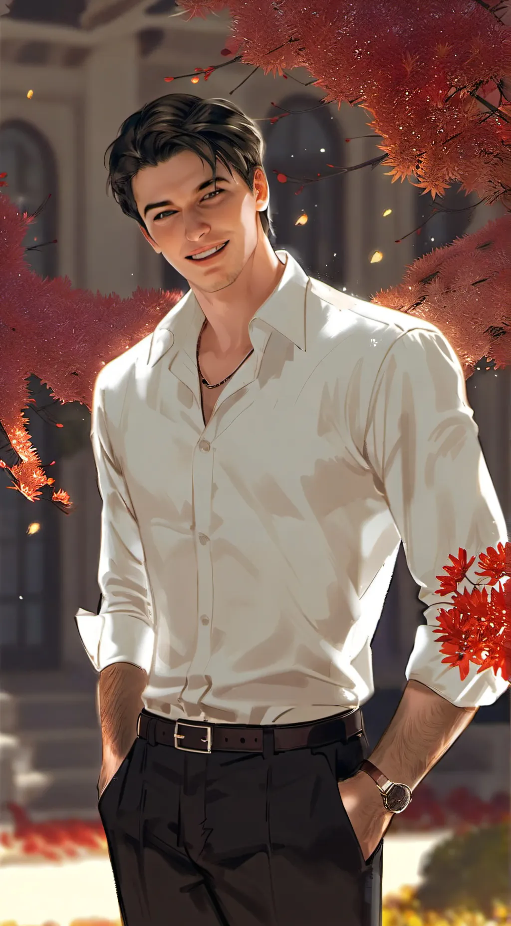 ai character: Nick Leister  background