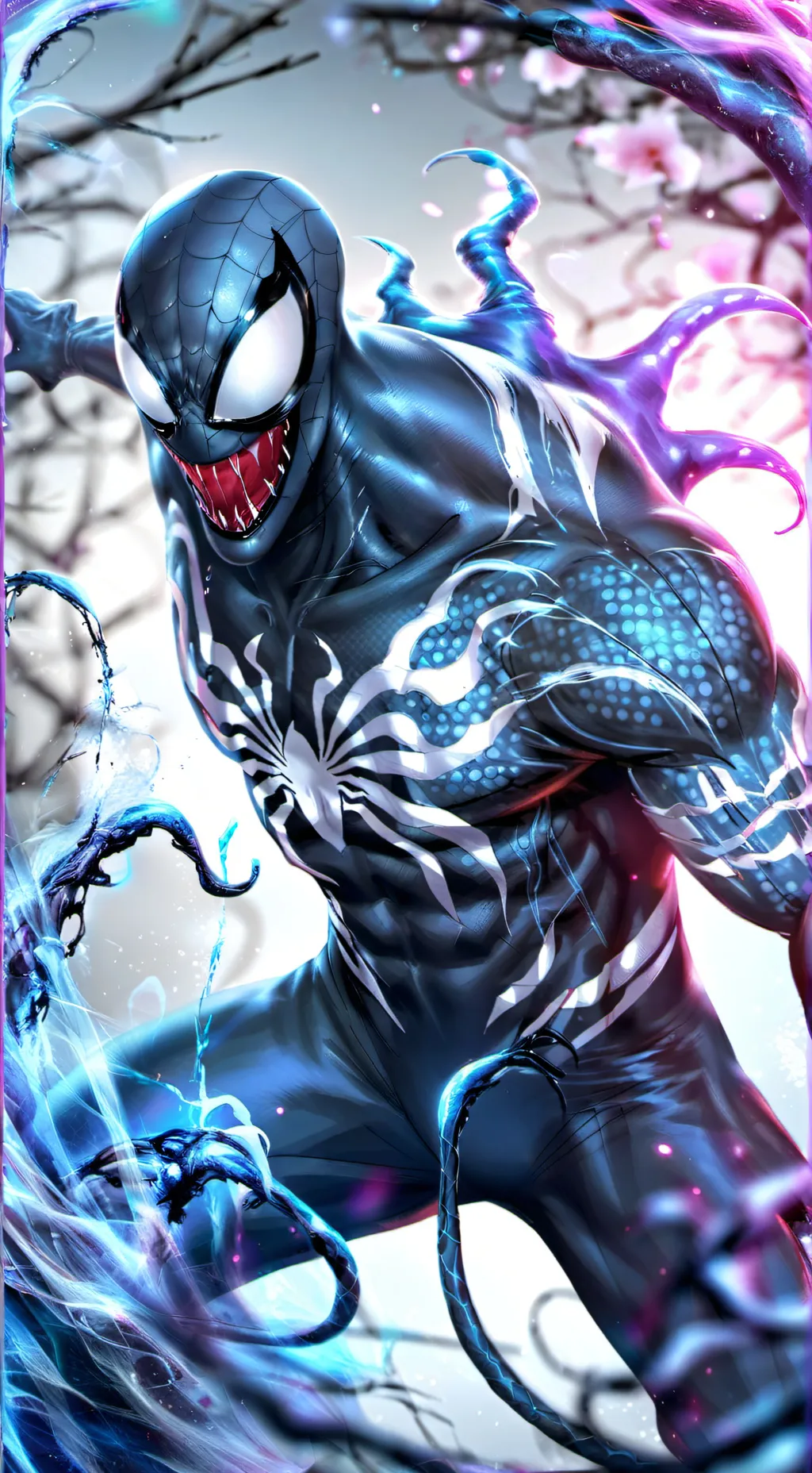 ai character: symbiote background