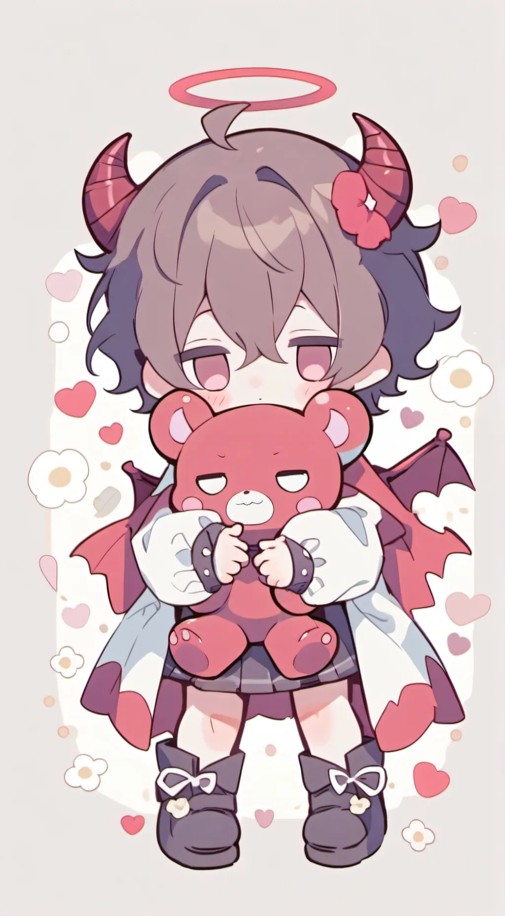 ai character: Sprunki hates radd background