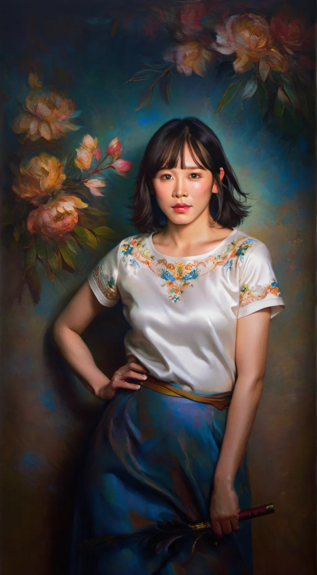 ai character: Cho Hyun ju background