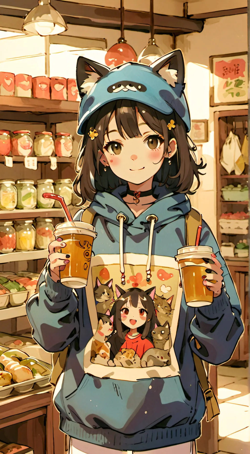 ai character: pon-pon background