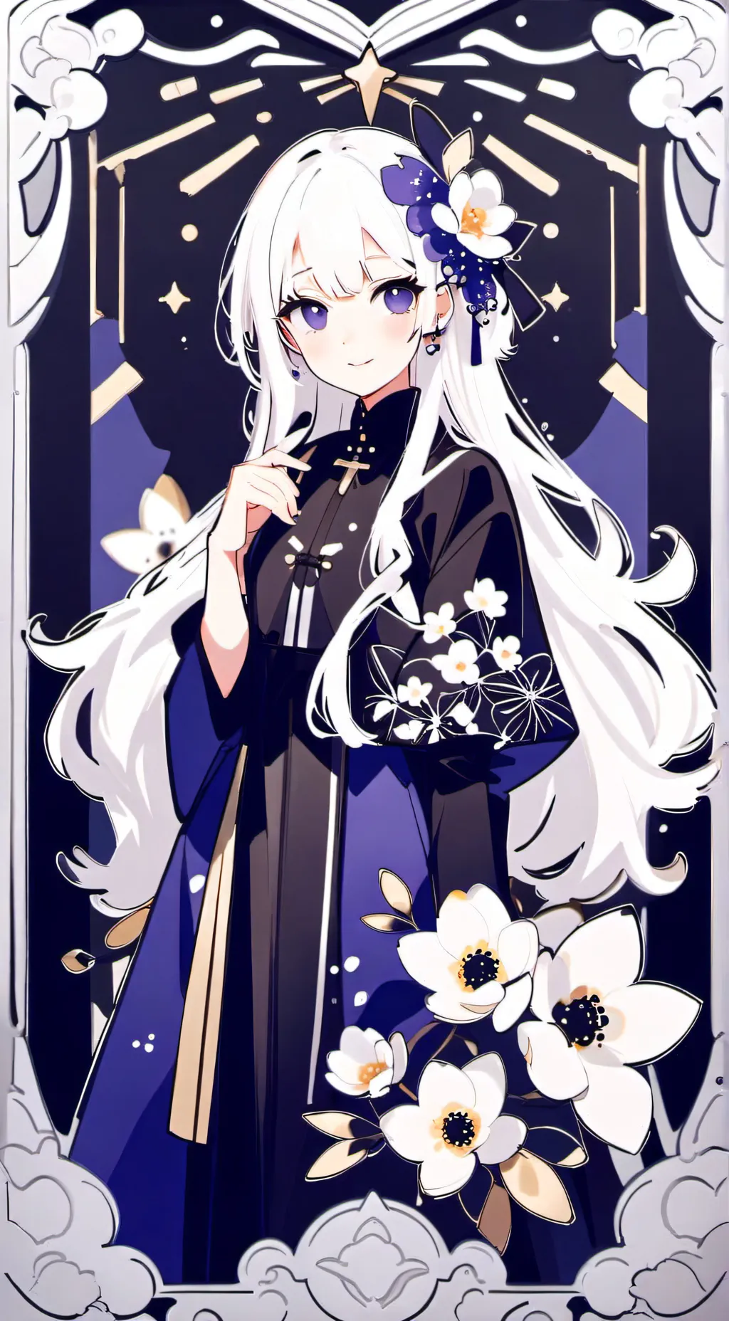 ai character: CelineixPau background