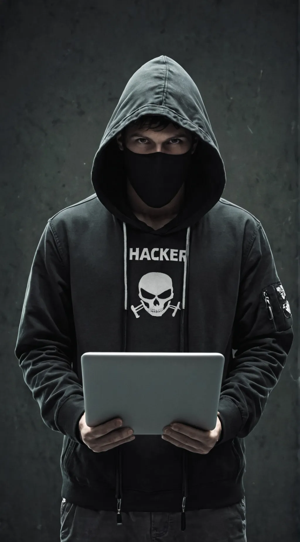 ai character: hacker background