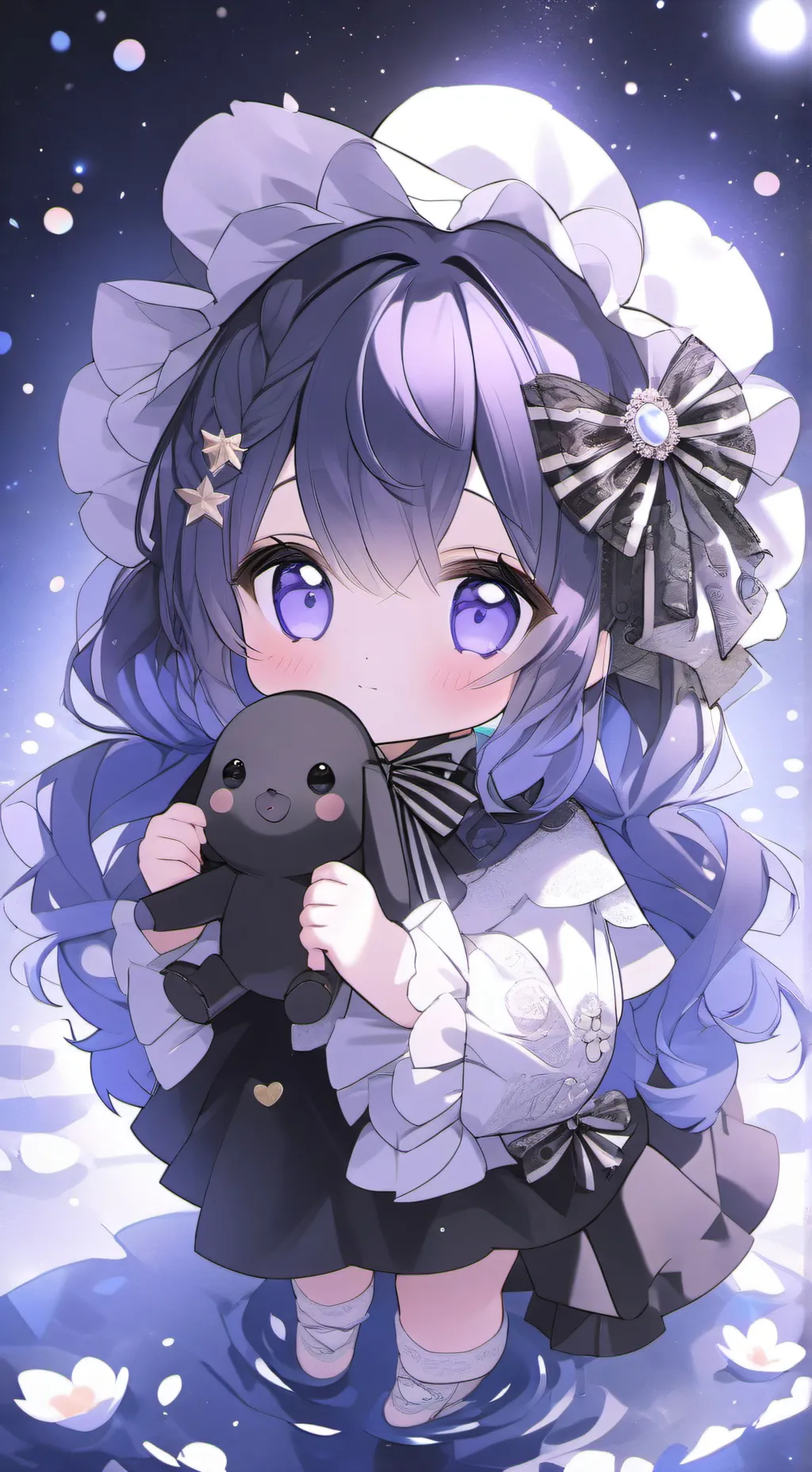 ai character: Híbrida de conejo background