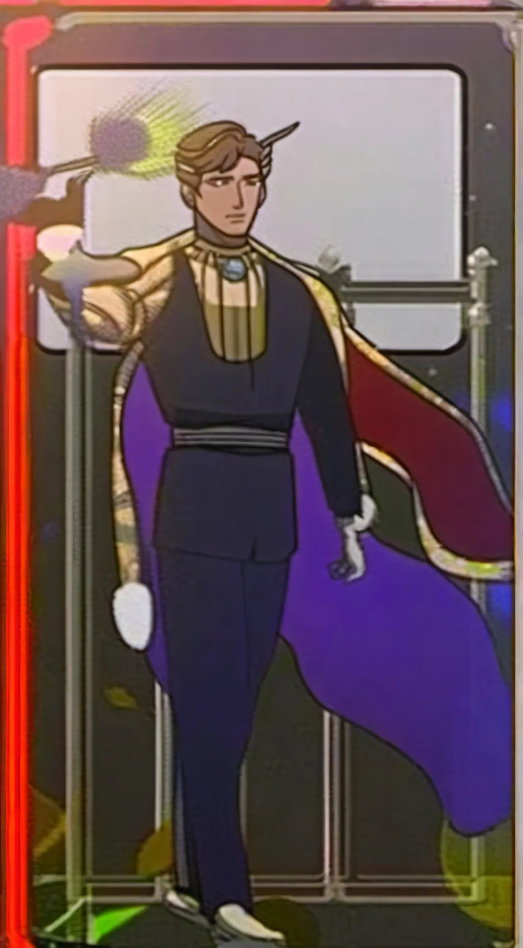 ai character: demonio de rey  background