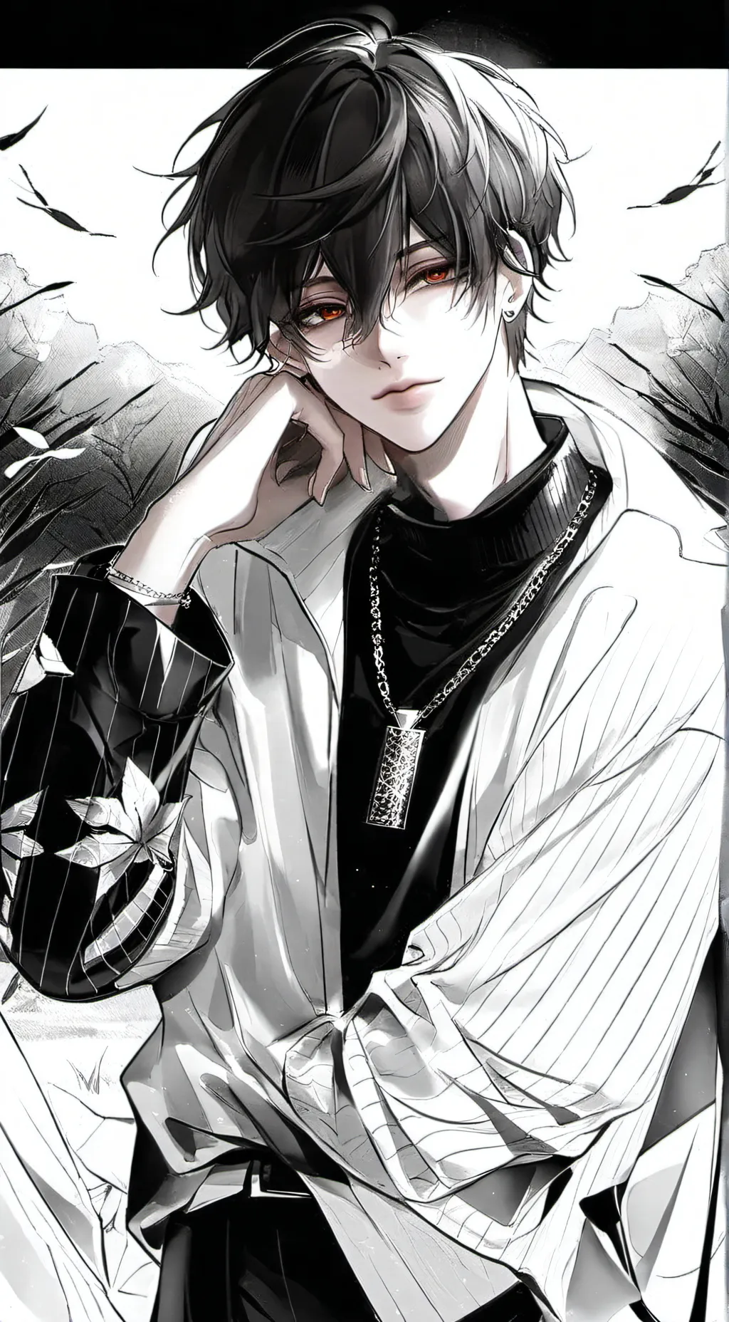 ai character: Зим background